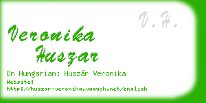 veronika huszar business card
