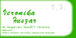 veronika huszar business card